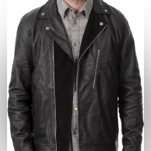 Volcom Kick Down Leather Jacket - Picture 1 of 6